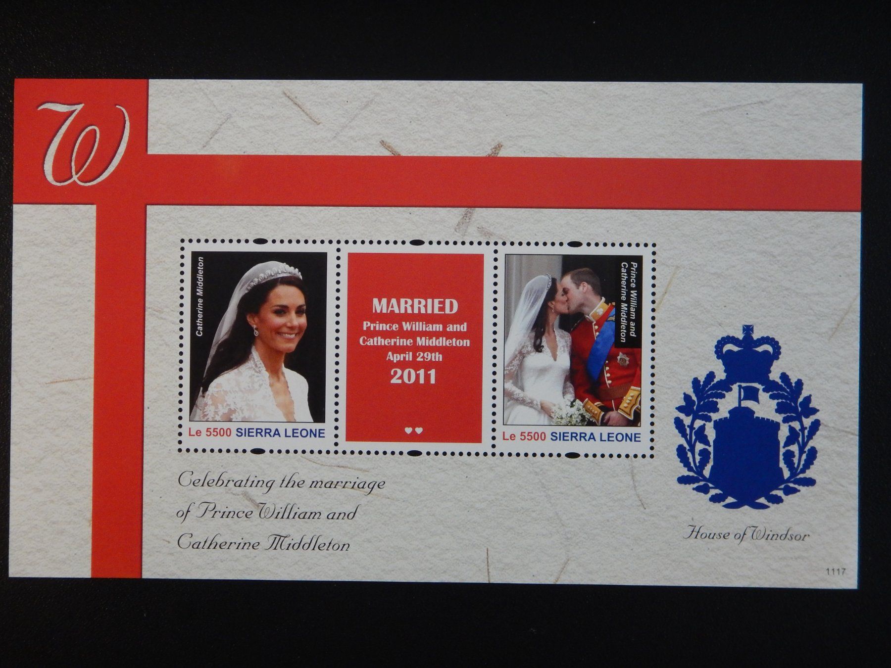 Tutti i francobolli: Sierra Leone Royal Wedding 2011 ** – Usato da Zürich venduto da Muehlekauf
