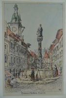 LAUSANNE, 3 RADIERUNGEN, um 1870.