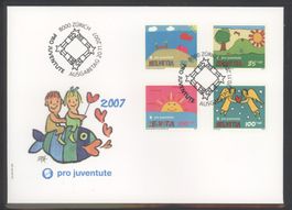 2007, FDC, Pro Juventute