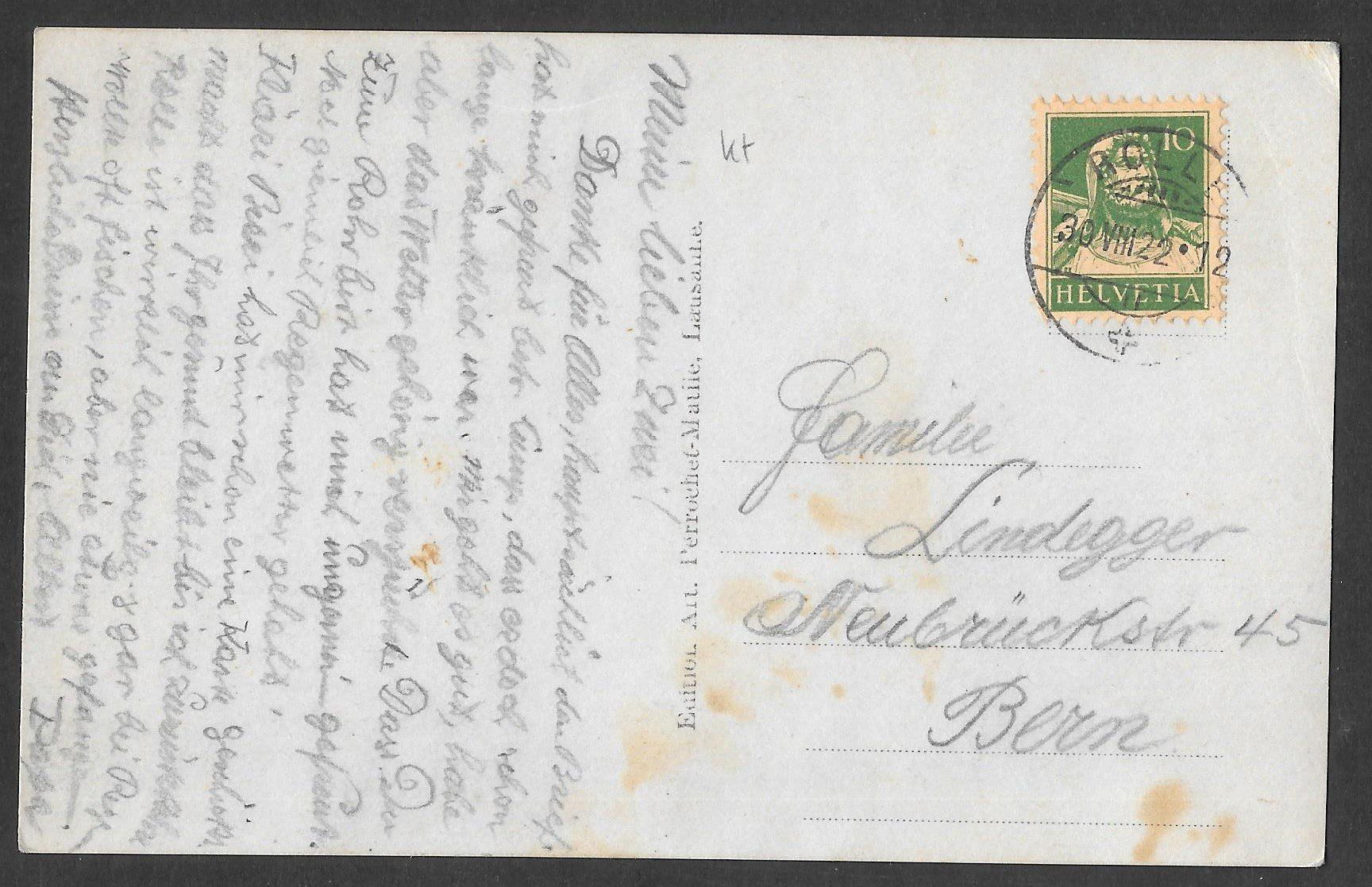 Cartoline postali: Rolle Grand Rue – Usato da Olten venduto da clotaldi 1