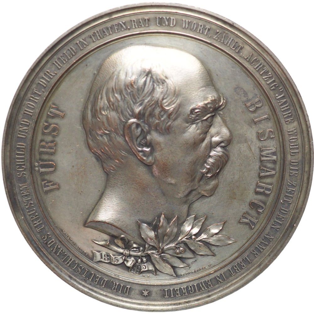 Medaglie: Deutschland: Medaille Bismarck 90 mm – Usato da Liestal venduto da fibonaccis