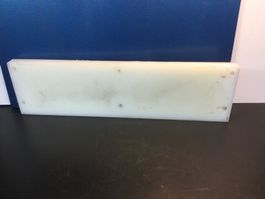 Gebrauchte Strapazierfähige POM-Platte weiss Natur