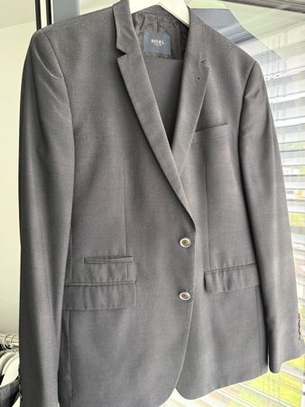 Herren Anzug DIGEL Grau/Schwarz Grösse 52 neu mit Etikett