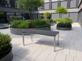 Keramiktisch/Table extens. 150-210cm Swiss Made Edelstahl