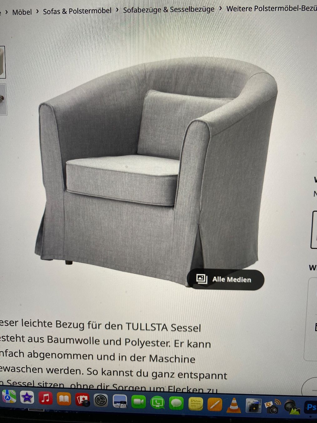 Ikea Poltrone: Polstersessel Stoff waschbar – Usato da St. Gallen venduto da simeli- 1