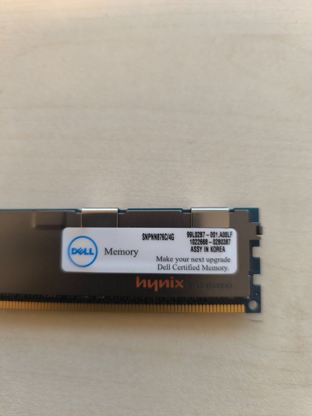 Dell Server: 4GB PC3-10600R ECC / Dell Server / HMT151R7TFR4C – Usato da Böbikon venduto da Mondi2 1
