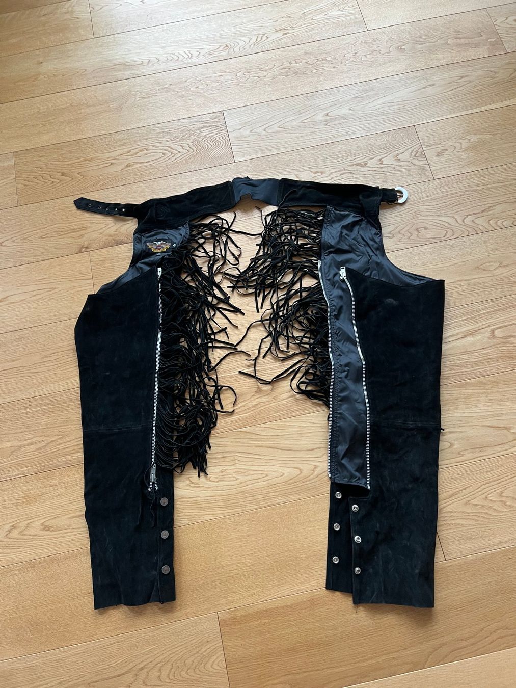 Harley-Davidson Hosen: Harley Davidson Lederchaps mit Fransen – Gebraucht aus Boppelsen von jas_2mbm