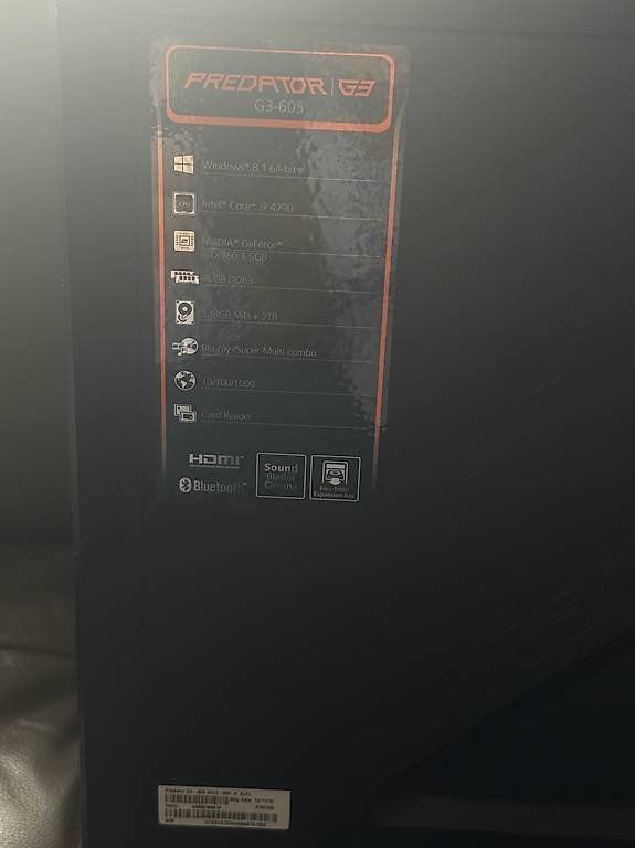 PC: Gaming-PC von Acer Predator - Preis VB – Usato da Liestal venduto da jus_gv2t 4