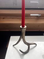 Kerzenhalter im Hirschgeweih-Design für 1 Kerze (25 cm) Neu