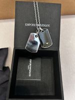 Halskette Emporio Armani Dog Tag Edelstahl mit Box