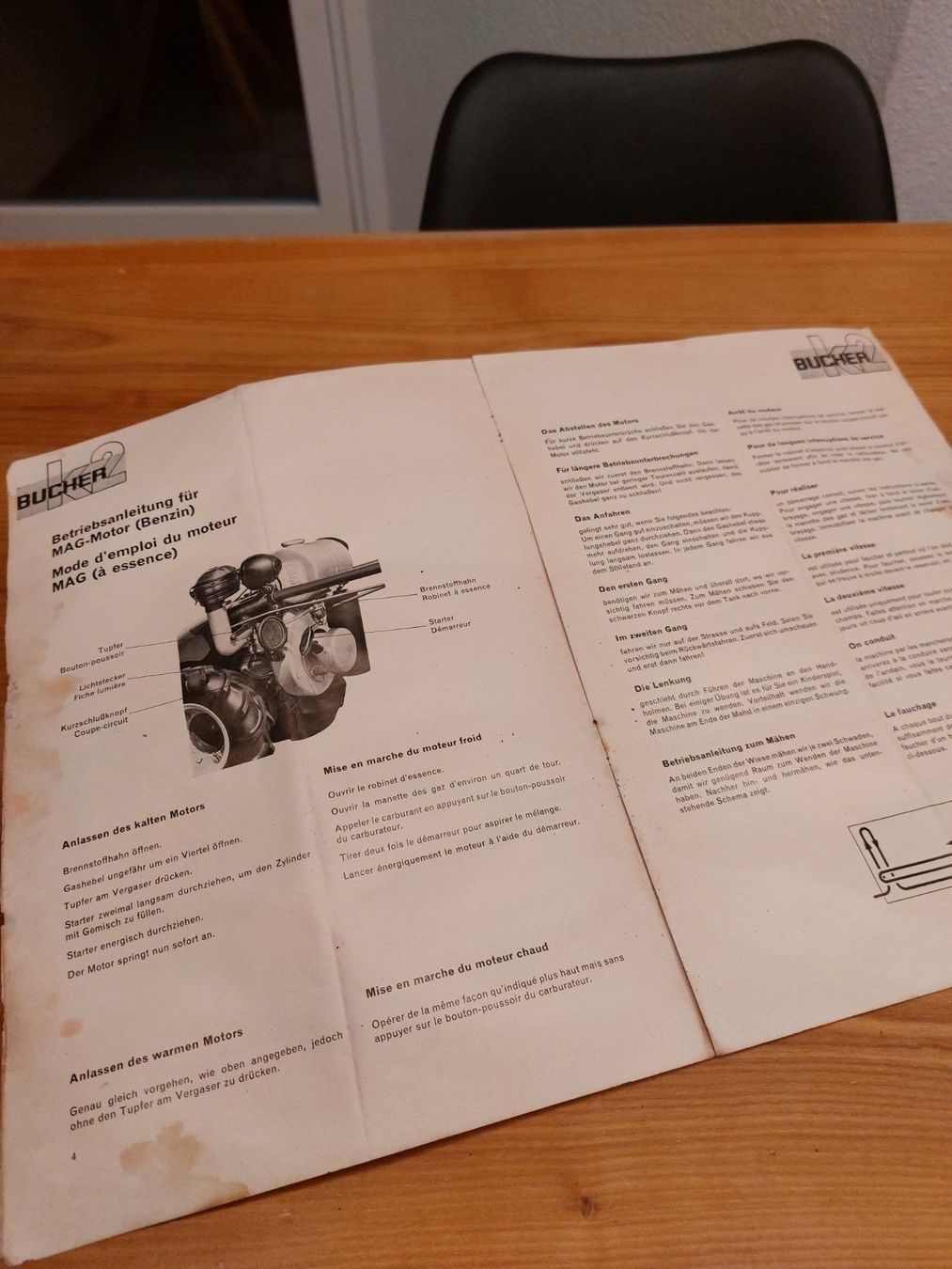 Bucher Documenti: Alter Bucher Guyer k21964 Prospekt – Usato da Ganterschwil venduto da HeidiuPeter 4