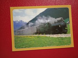 AK Bahn Schweiz Dampfzug der Rhätischen Bahn