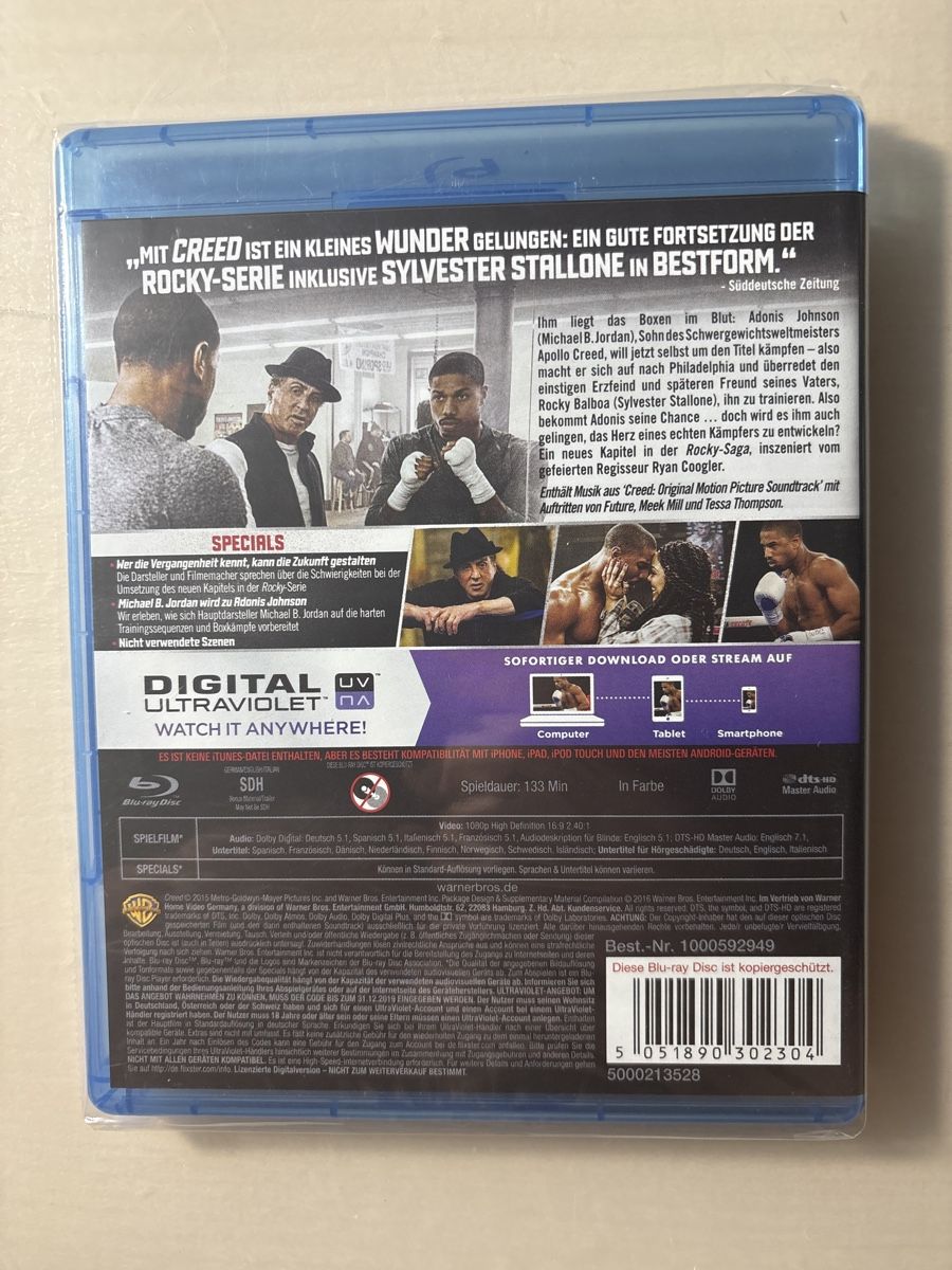 Tutti i DVDs: Creed - Rocky‘s Legacy – Nuovo e nell'imballaggio originale da Ruswil venduto da Slivio_ 1