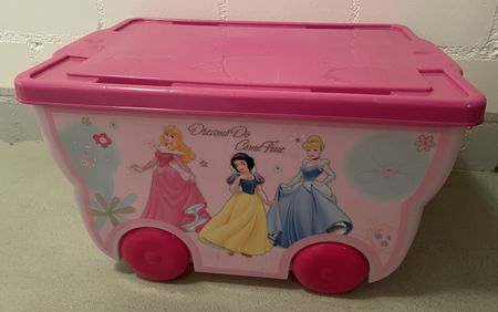 💖Prinzessinen Spielzeugbox auf Rollen💖