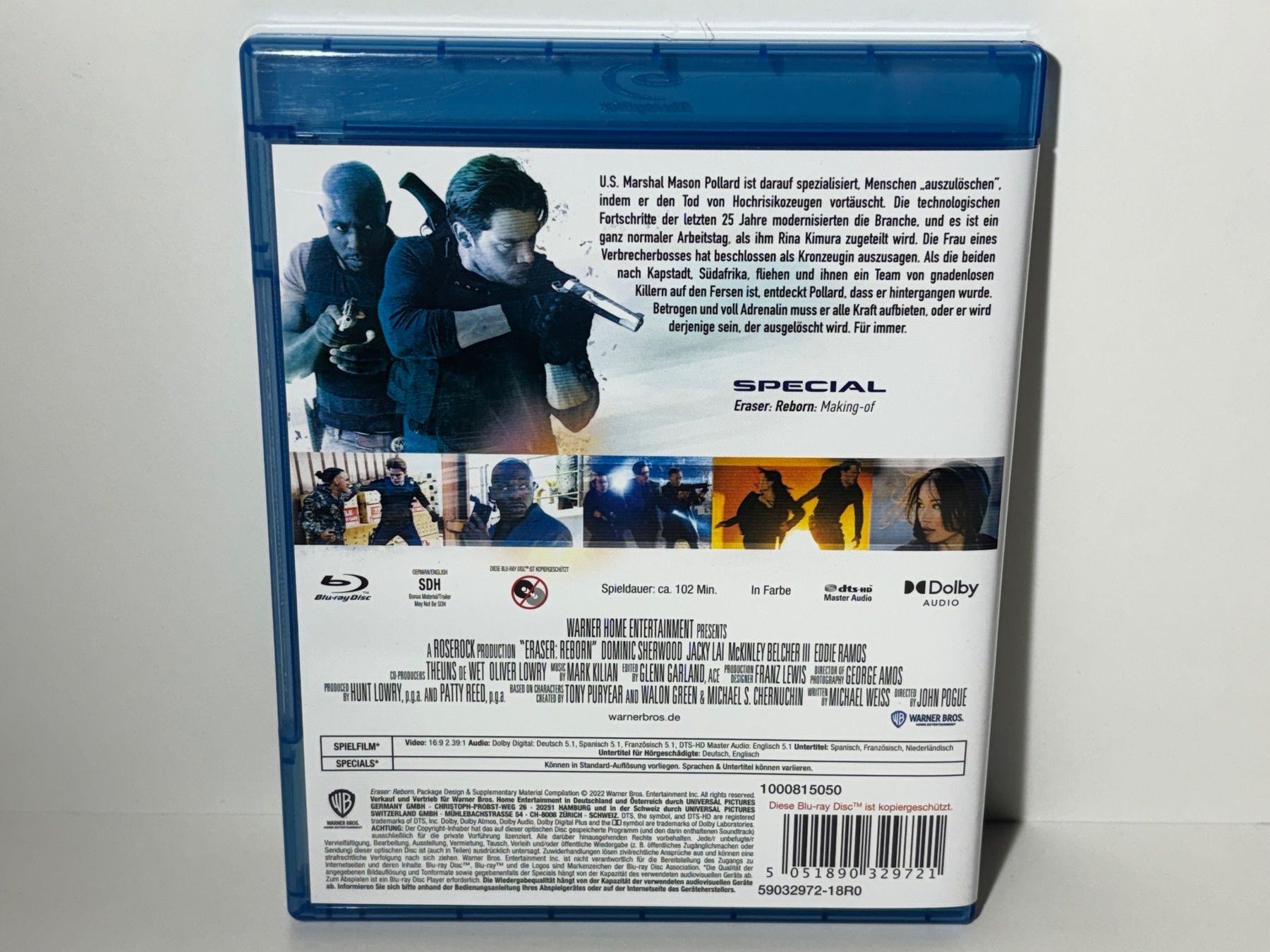 Alle DVDs: Eraser: Reborn Blu Ray – Gebraucht aus Wilderswil von Sstriker 1