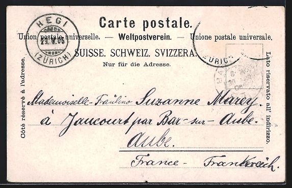 Ansichtskarten: Winterthur, Museumstrasse mit Hotel Walh – Gebraucht aus Berlin von bartko-reher 1