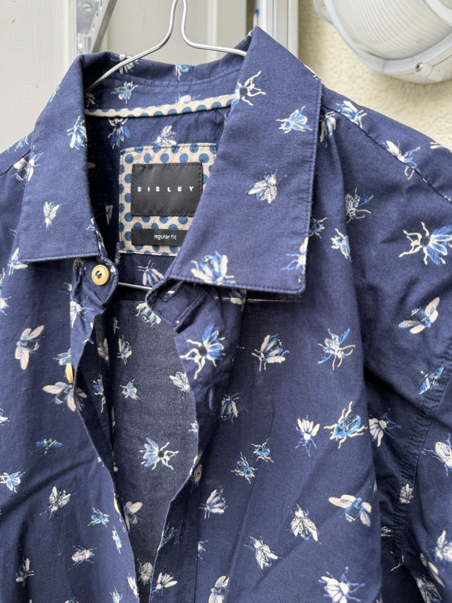 Sisley Camicie: Sisley Hemd, Regular Fit, Gr. S, Sommer Look – Usato da Schattdorf venduto da lestage 1