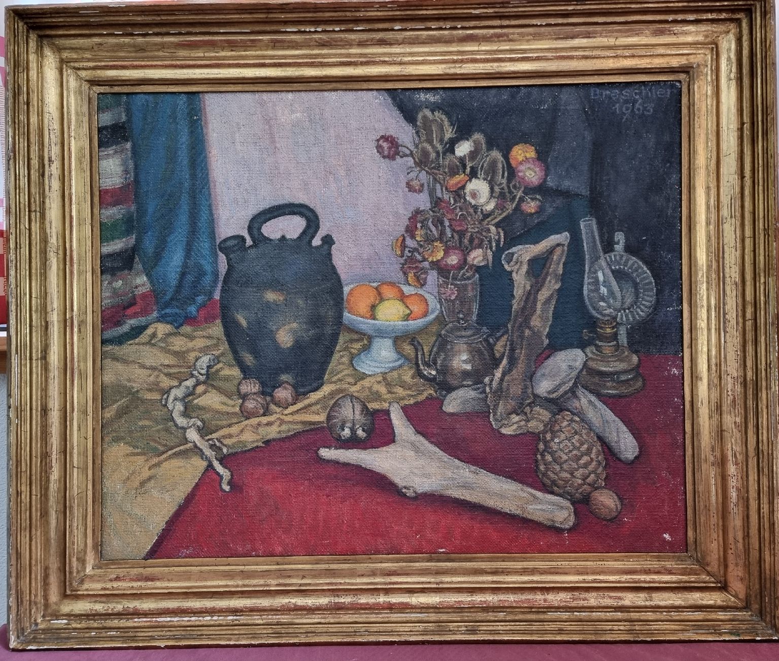 Gemälde: Bild von Otto Braschler – Gebraucht aus Jenaz von dursch