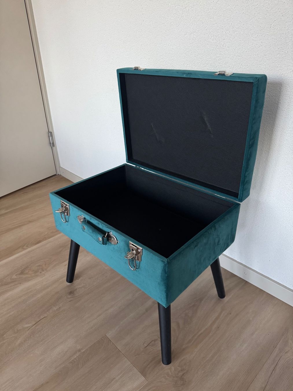 Sgabelli: Hocker mit Stauraum in Emerald Samt – Usato da Zürich venduto da ios_dry2 1