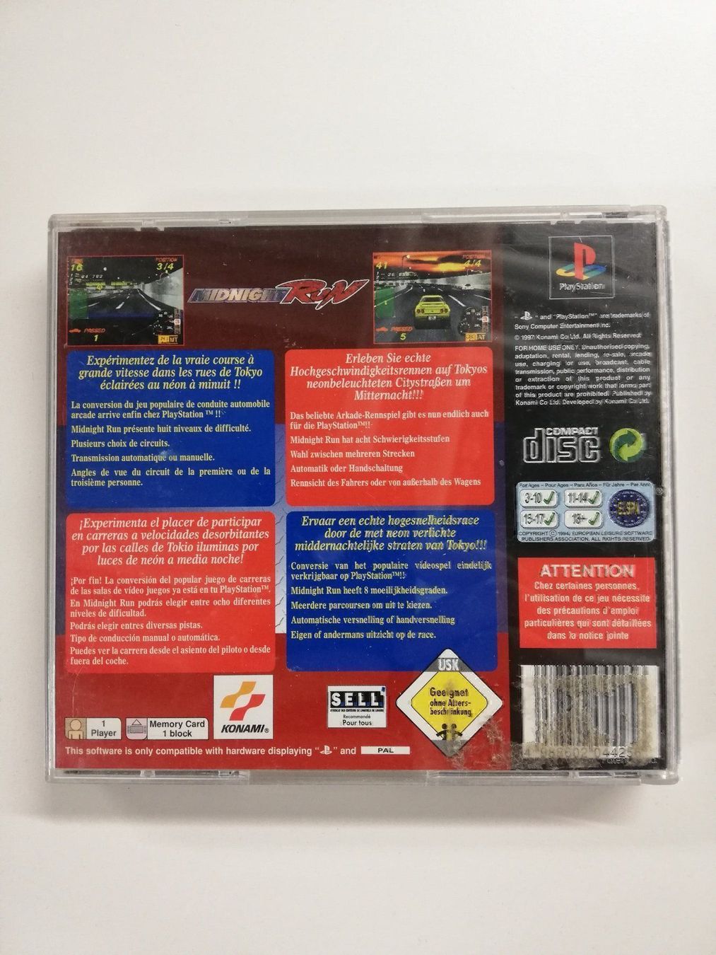 Sony Giochi: Midnight Run / Sony Playstation 1 / PS1 – Usato da St. Gallen venduto da zorro_dc 1
