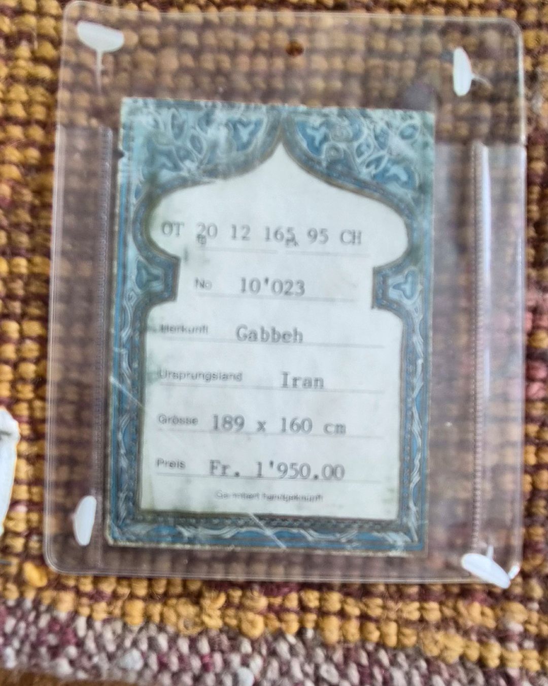 Gabbeh Tappeti: Orient-Teppich – Usato da Wil SG venduto da marcap46 1