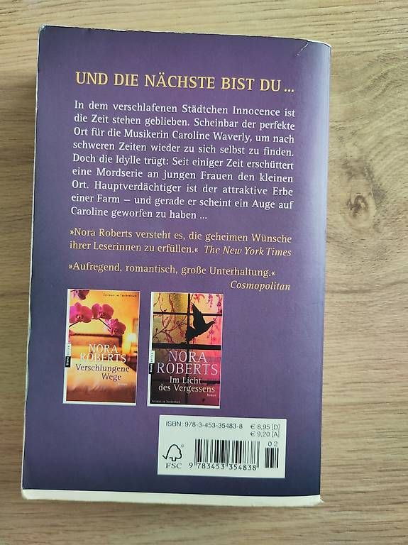 Libri: Nora Roberts - Sehnsucht der Unschuldigen – Usato da Rorschacherberg venduto da c_v_nh92 1