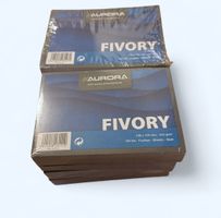 Karteikarten. 8 Stück Aurora Fivory A6 Papier