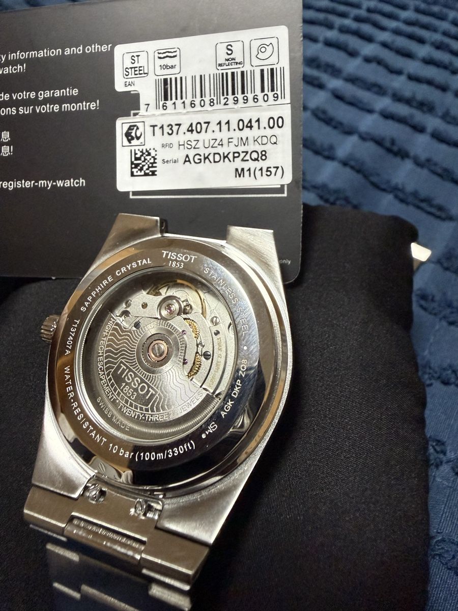 Powermatic Orologi: Tissot PRX Powermatic 80 ab 1Fr – Nuovo e nell'imballaggio originale da Wattwil venduto da SchweizIT 3