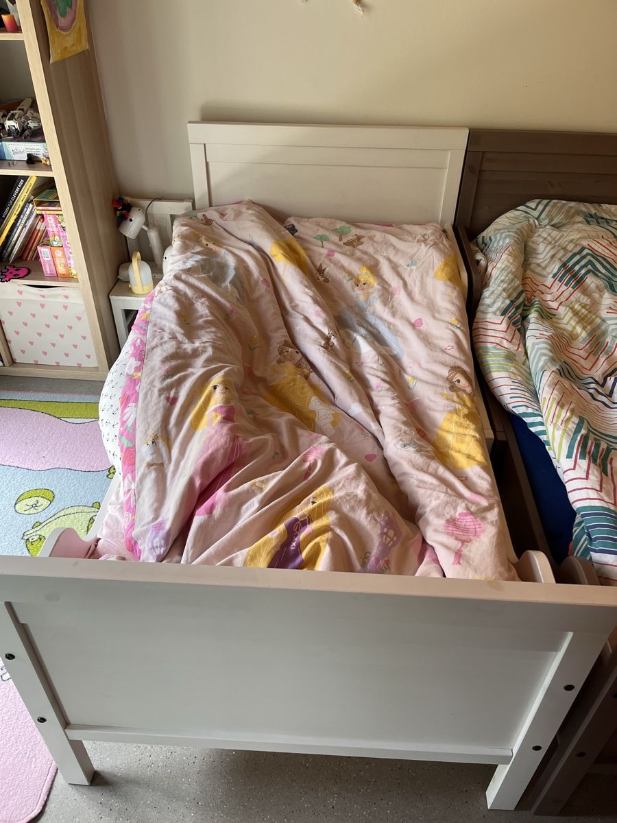 Ikea Lits: IKEA SUNDVIK Extendable Bed Frame, White, 90x200cm, Excellen – D'occasion à Cham par yin_95xl 2