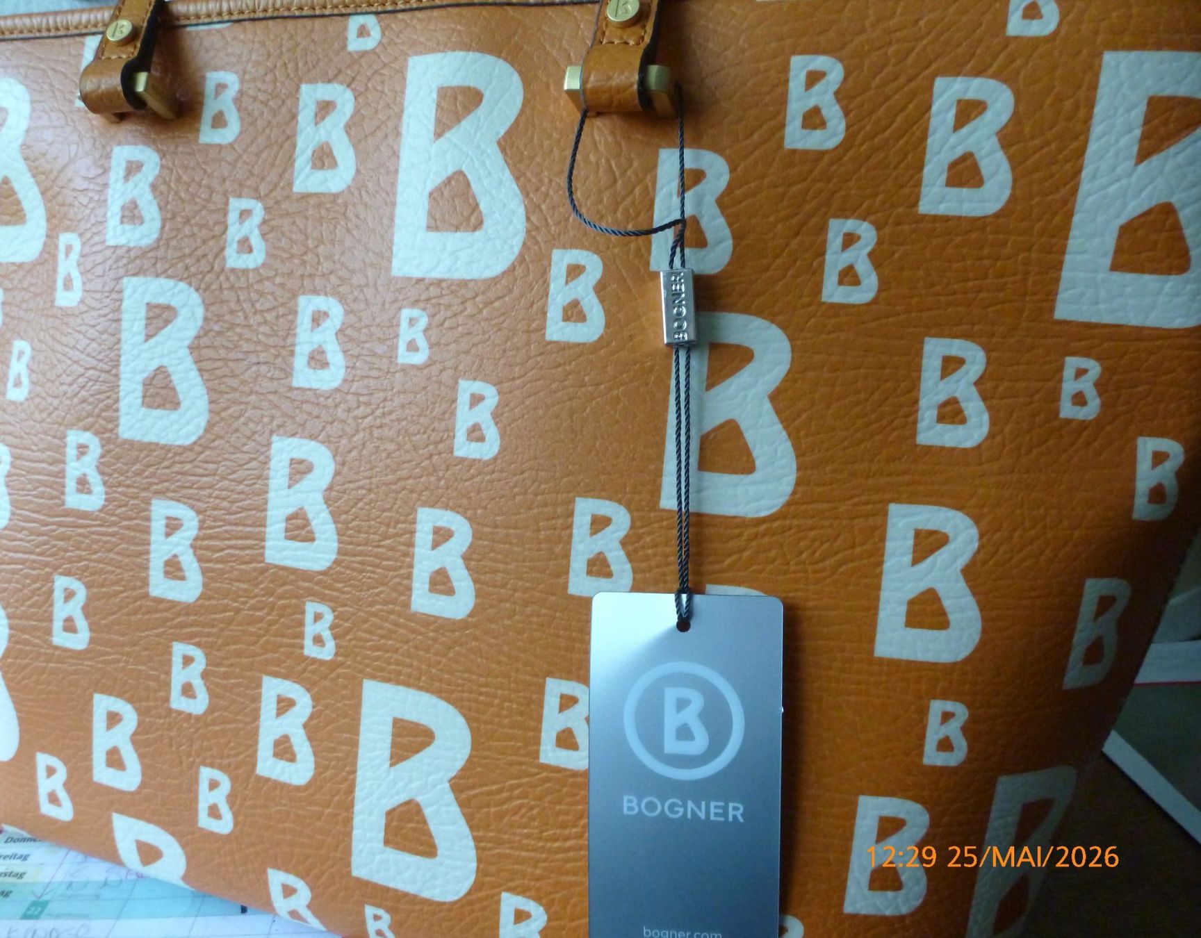 Bogner Borse da donna: BOGNER SHOPPER ORANGEBRAUN ORIGINAL NEU – Nuovo e nell'imballaggio originale da Läufelfingen venduto da Kamari 4
