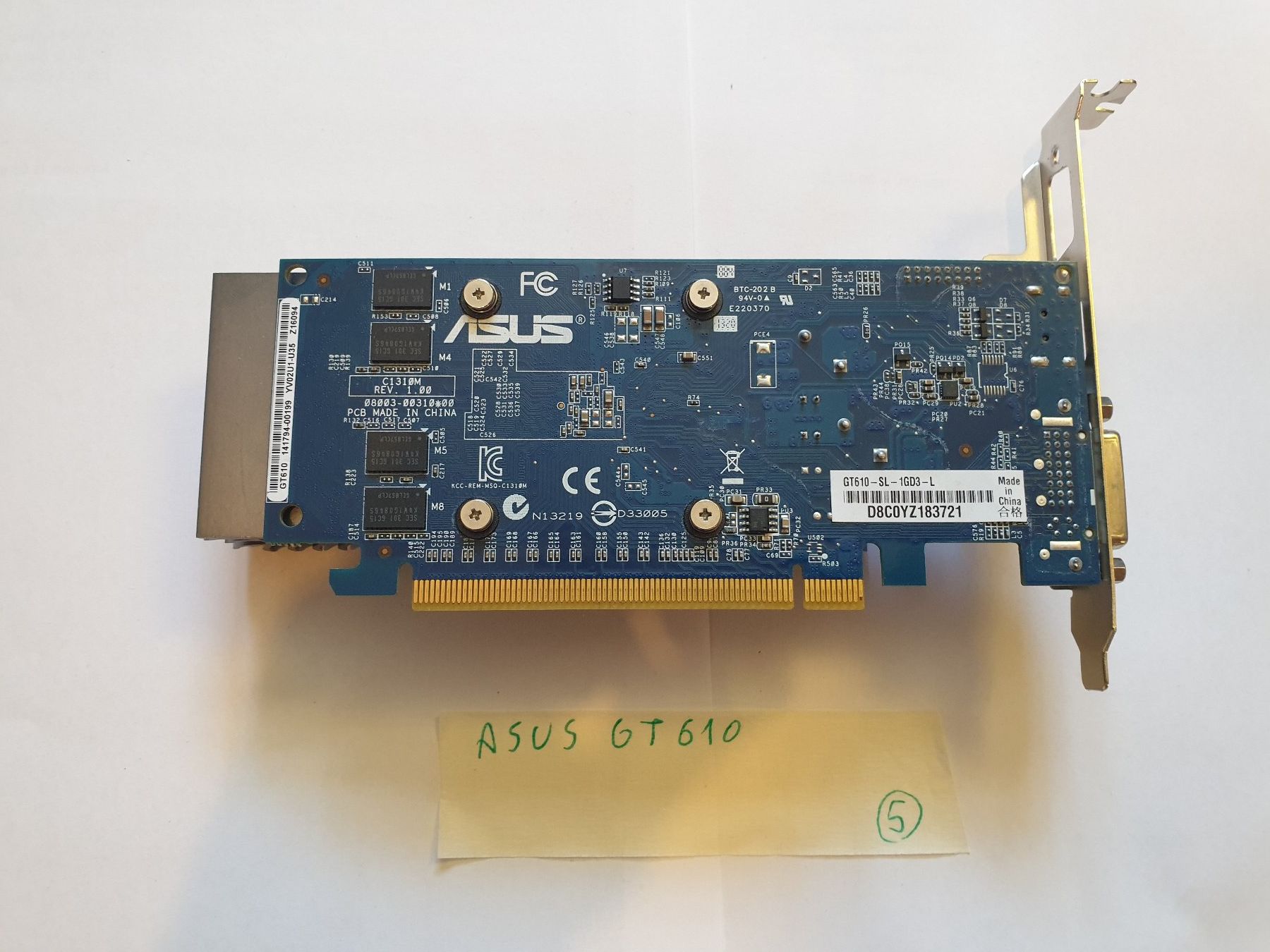 Asus Schede grafiche: Carte Graphique Asus GT 620 Silent – Usato da Moudon venduto da Triscele9 1