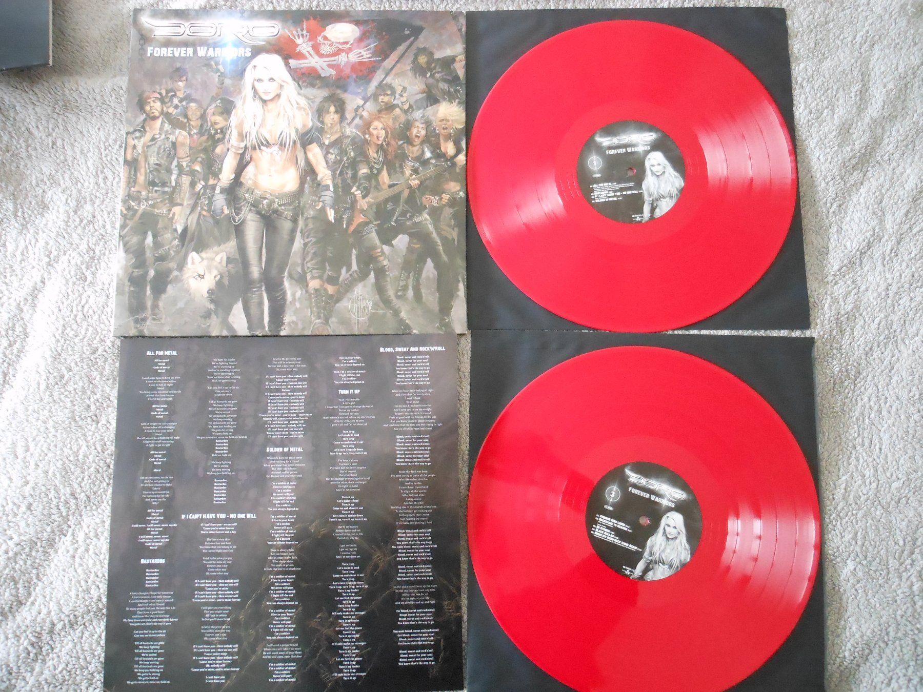 Vinyles: Doro – Forever Warriors – D'occasion à Liebefeld par type013