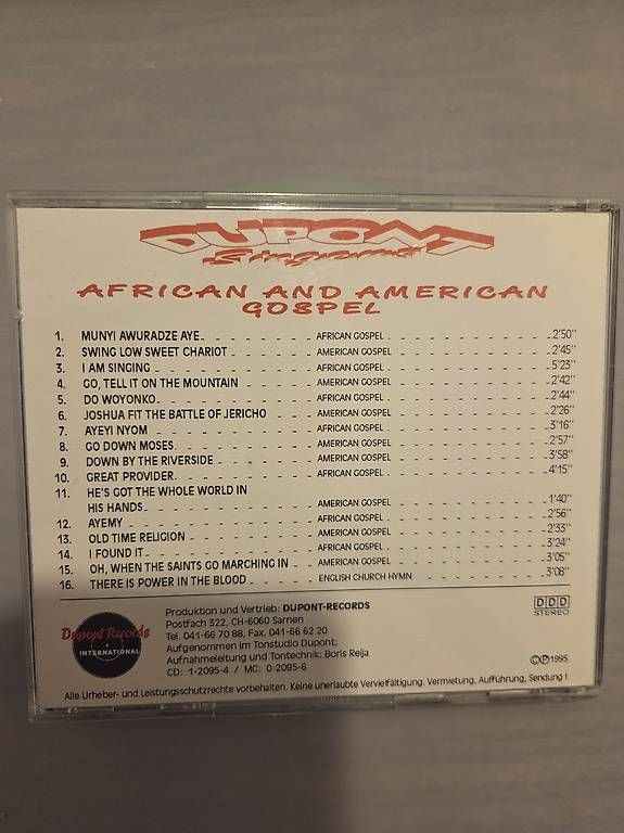 CDs: African and American Gospel – Gebraucht aus Lauerz von betsan666 1