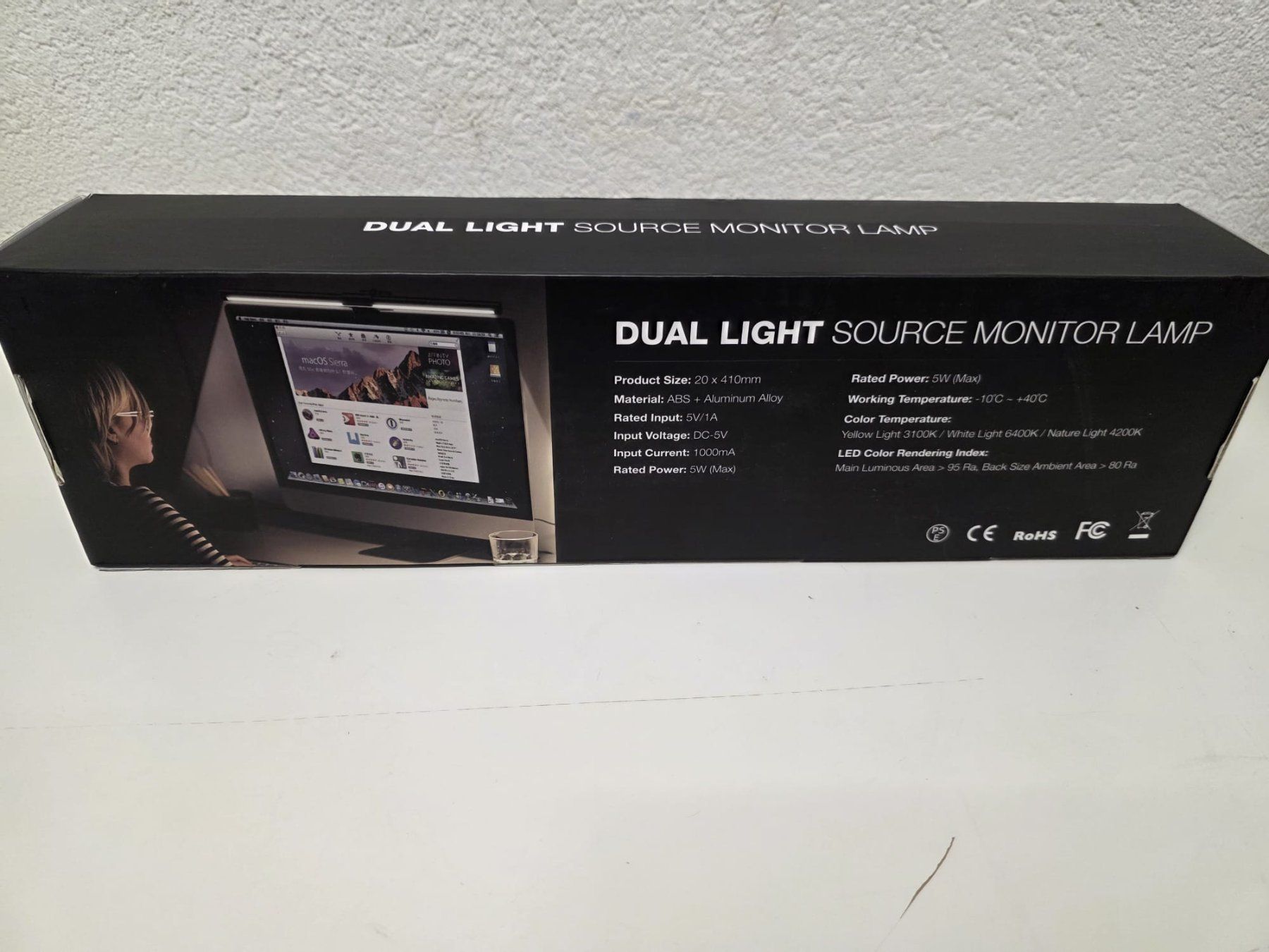 Lampade: Monitor-Lichtleiste 40cm dual light source – Nuovo e nell'imballaggio originale da Bennwil venduto da fawag