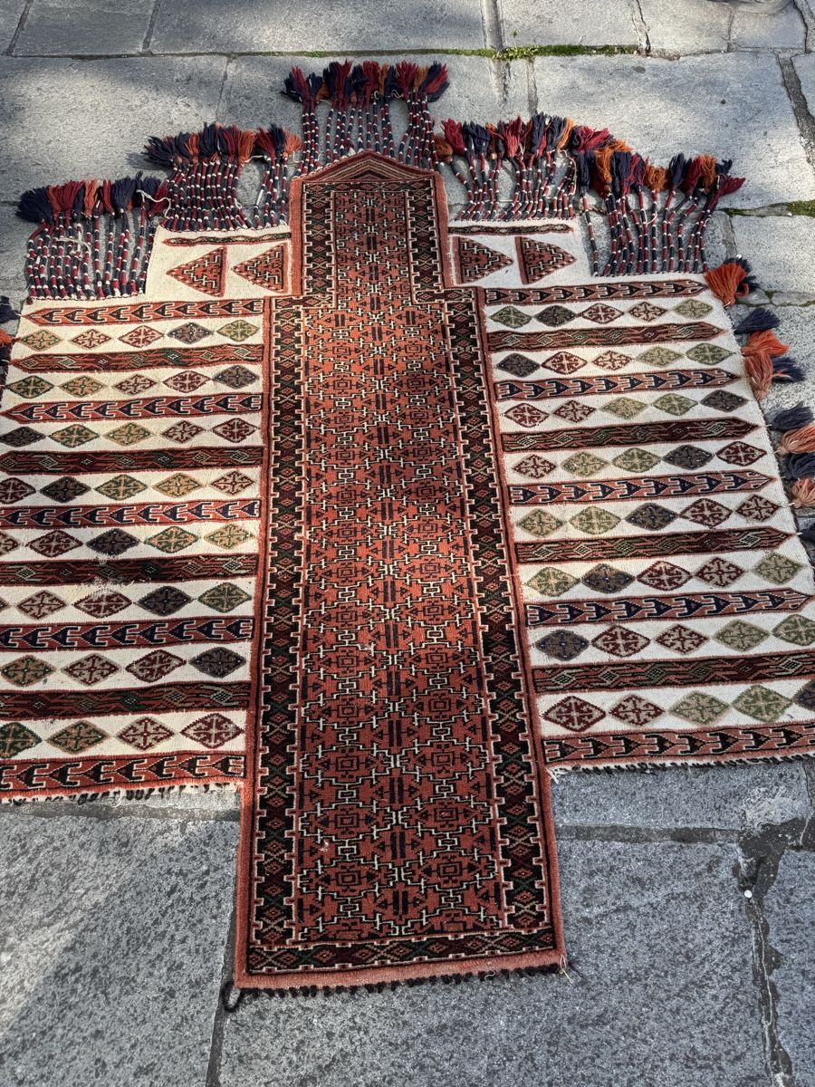 Tappeti: Kamel-Decke, Turkmenistan – Usato da Liestal venduto da galerie_nategh 1