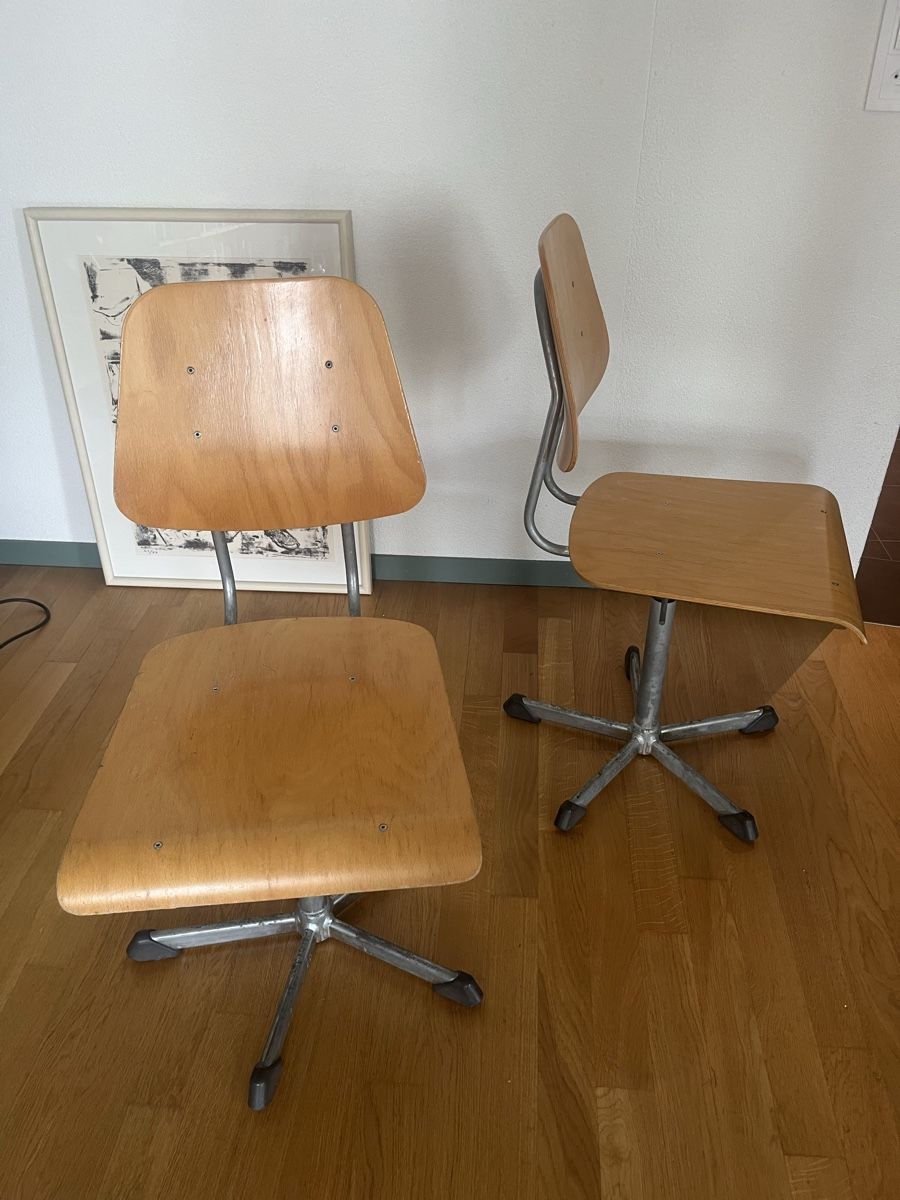 Embru Sedie: Embru Schulstühle, höhenverstellbar – Usato da Zürich venduto da barbe75