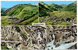ANDERMATT Schöllenen - Teufelsbrücke - Suworoff-Denkmal