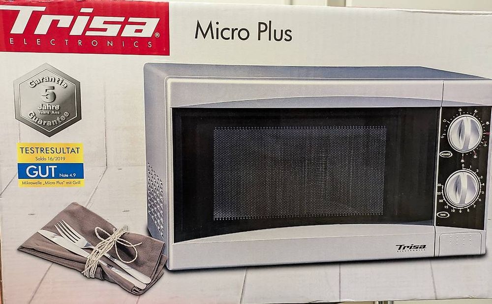 Trisa Mikrowelle Mit Grill - 900W Grill, 700W Mikrowelle, 9