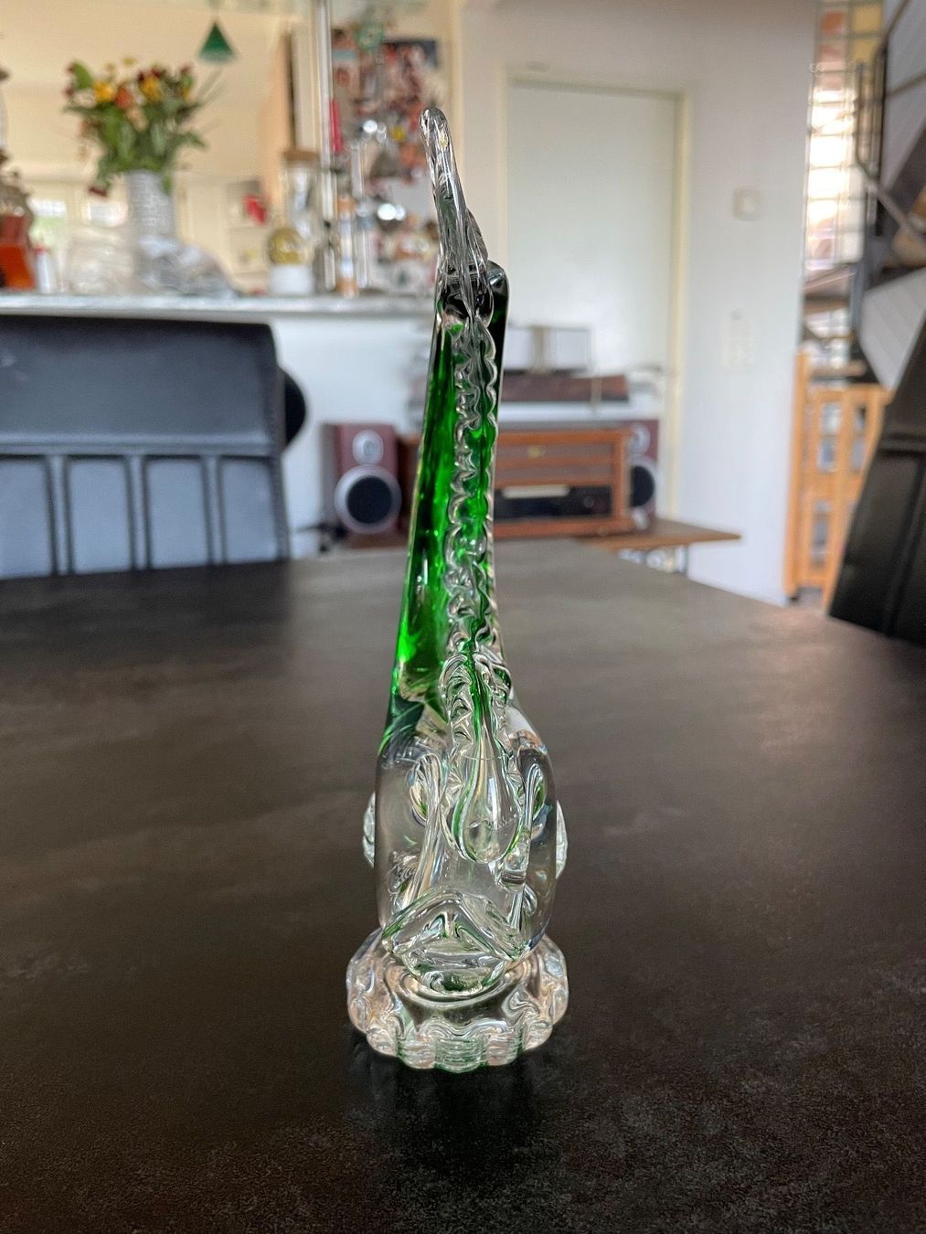 Murano Statuette: Poisson Vert Vintage en Verre de Murano – Usato da Vallamand venduto da Bricbracbroc82 4