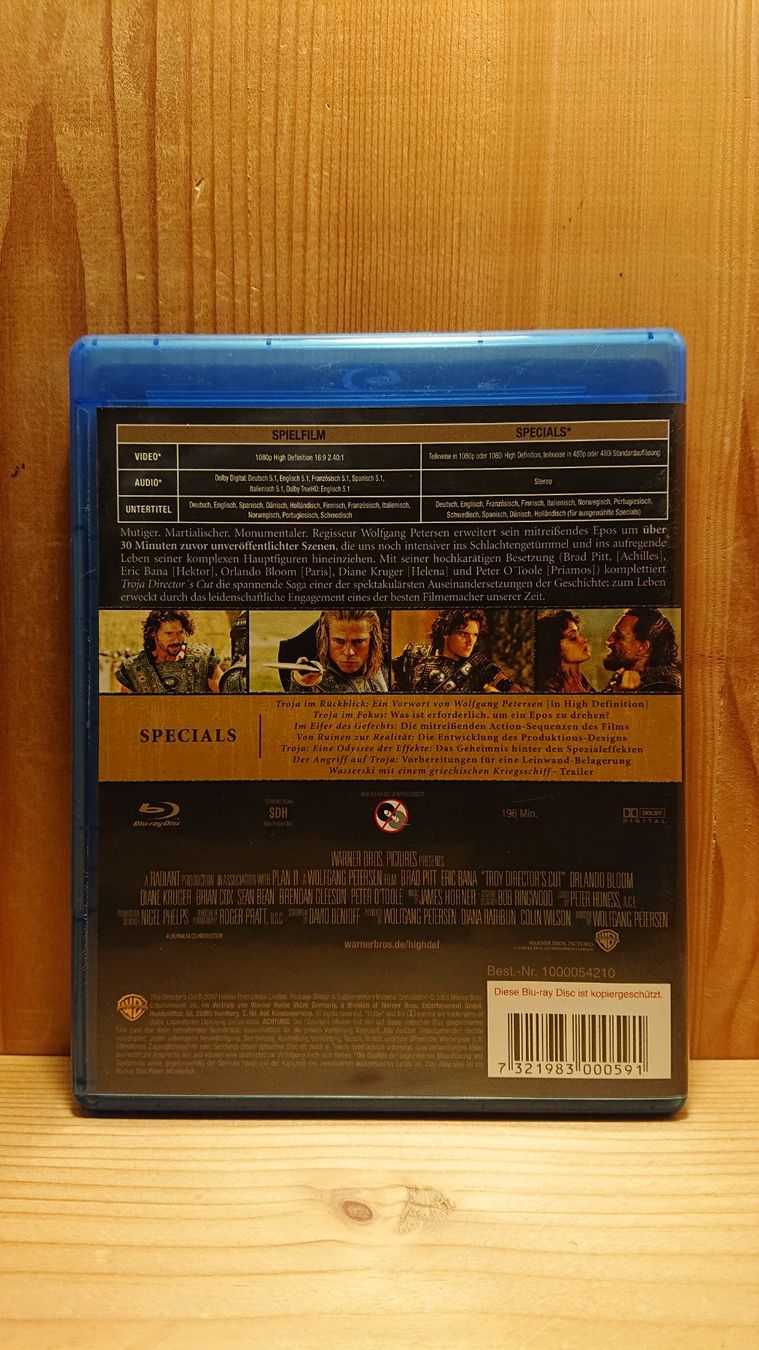 Alle DVDs: TROJA Blu-Ray mit Brad Pitt – Gebraucht aus Wilderswil von Exebub 1