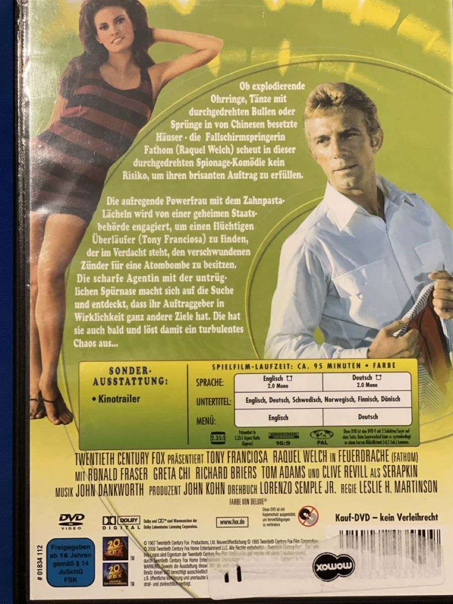 Alle DVDs: Feuerdrache (1967)  selten! – Gebraucht aus Waldenburg von Mimily33 1