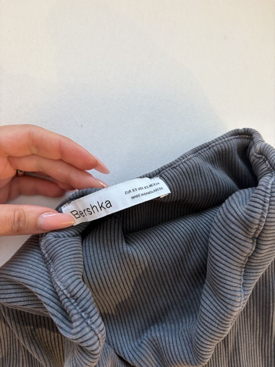 Bershka Vestiti: Robe bustier Bershka grise  – Usato da Pully venduto da ari_78pk 3