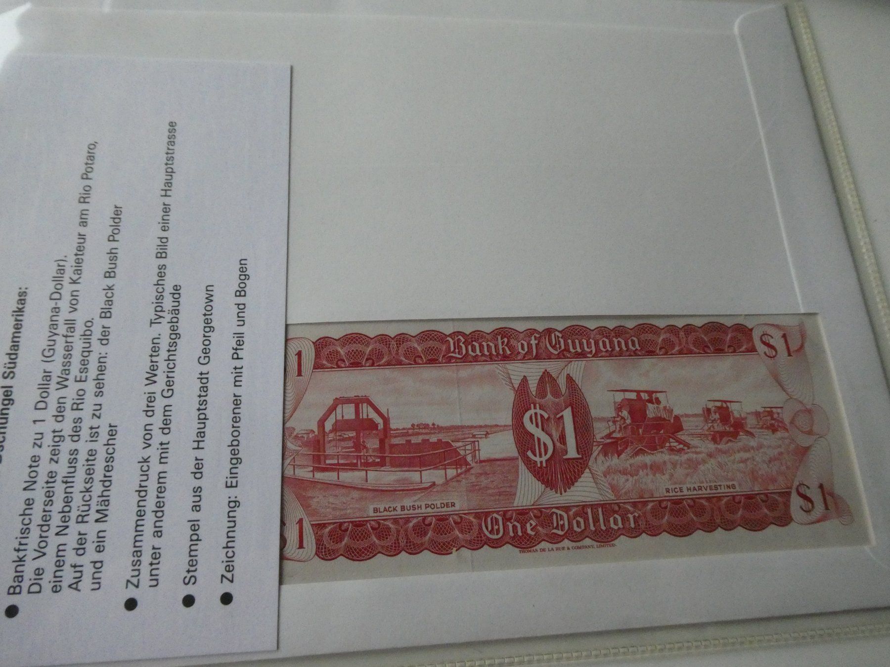 Banconote: Guyana 1985, Banknotenbrief – Nuovo (secondo la descrizione) da Hinterforst venduto da rohusri 2