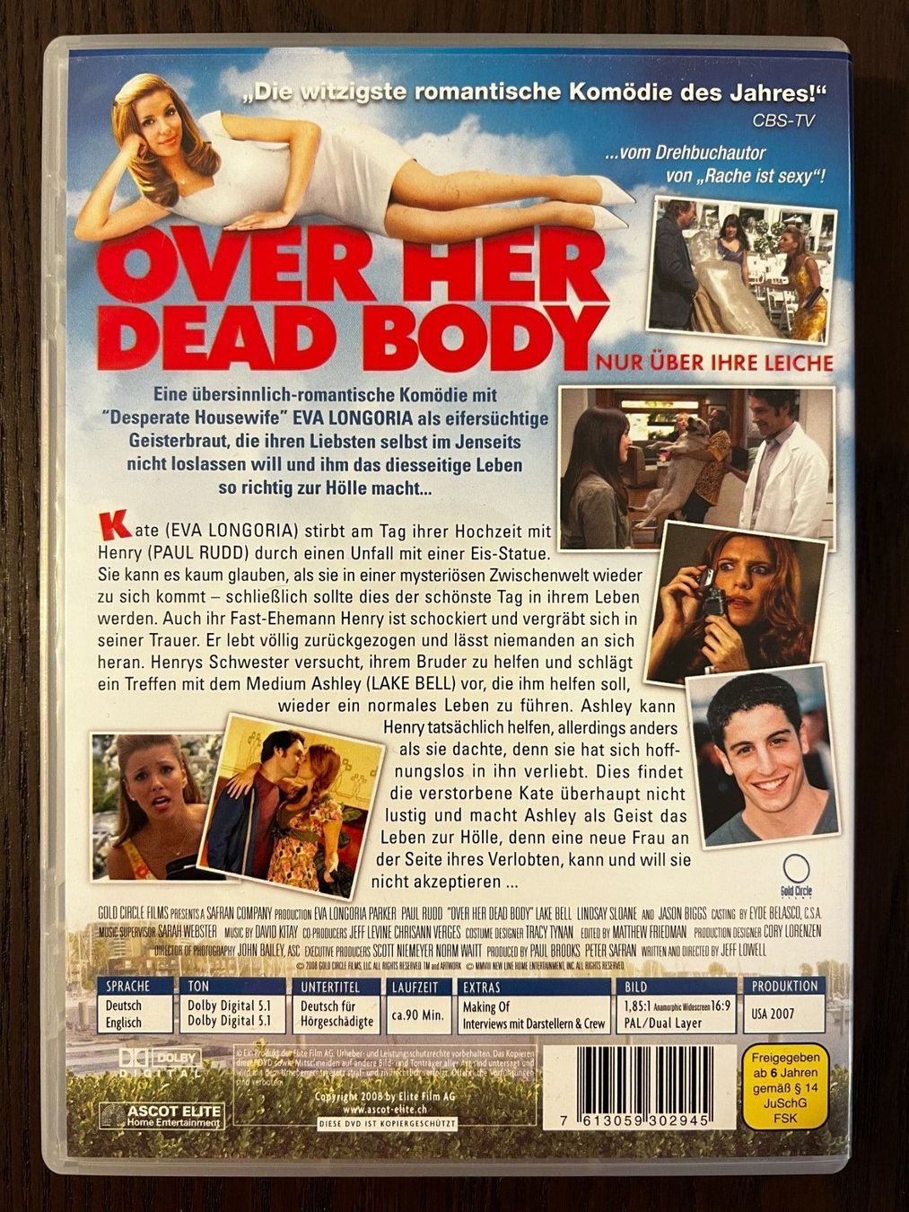 Tutti i DVDs: Over Her Dead Body – Usato da Zürich venduto da FilmFreunde 1