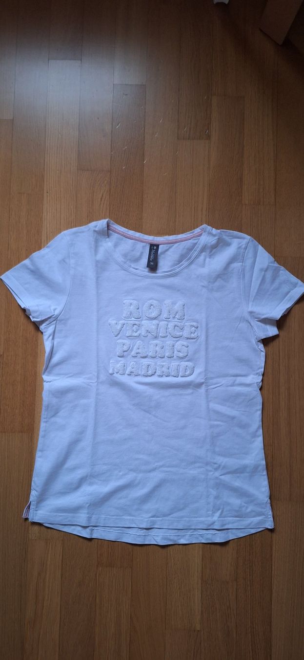 T-shirt: Multiblu, t-shirt blanc – Nuovo e nell'imballaggio originale da Lussery-Villars venduto da pousinete02