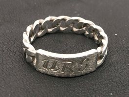 Ring Silber 925 mit Gravur «URS» Fingerring Gr. 55
