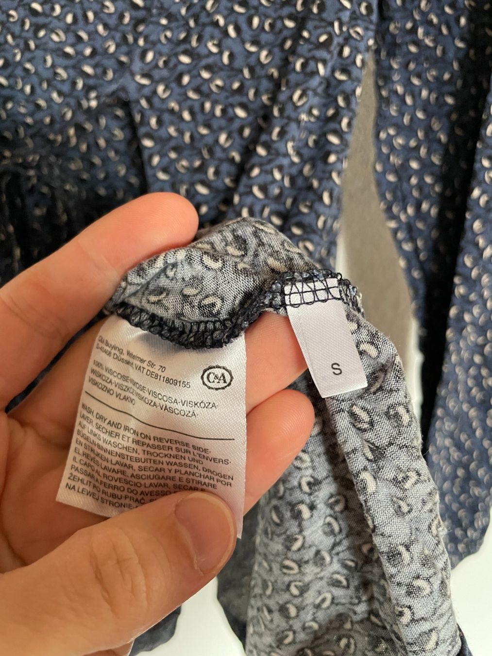 C&A Lotti di vestiti: Schwangerschaftsbluse / Umstandsbluse S – Usato da Niedermuhlern venduto da ste_c5h9 2