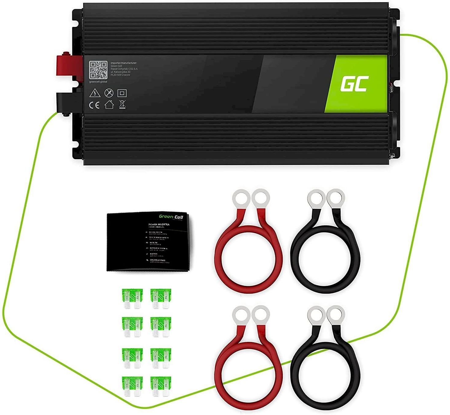 Altro Materiale elettrico: Green Cell Spannungswandler 24V 2000W – Nuovo e nell'imballaggio originale da Bottighofen venduto da zaap 1