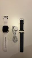 Apple Watch Ultra 1st Gen 49mm Titanium. Bands + Charger.