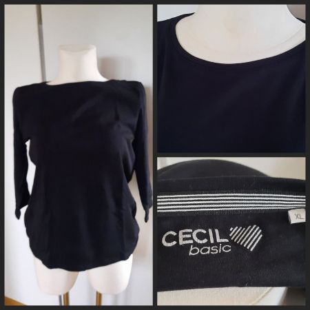 ***CECIL*** Shirt schwarz Gr XL